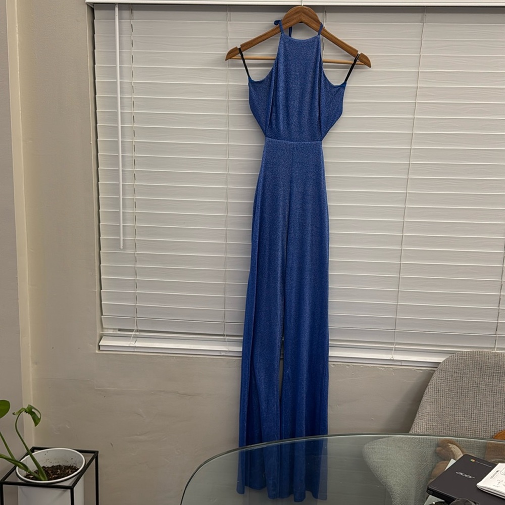 Blue sparkling dress size s